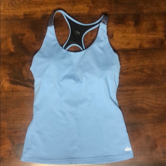Alo yoga sports tank too Blue Sz S 🎾 - Picture 1 of 9